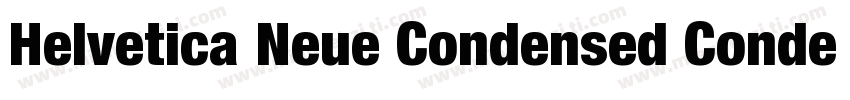 Helvetica Neue Condensed Condensed Reg字体转换